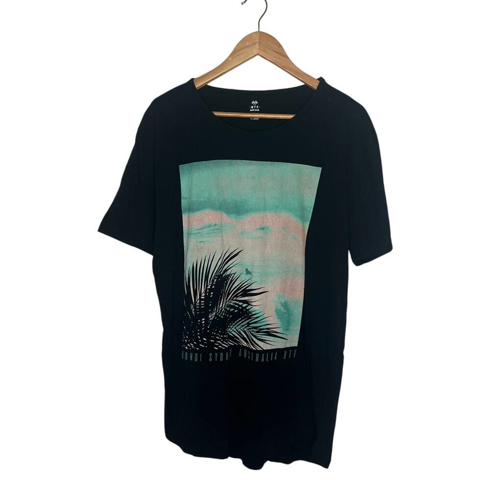 Men's Graphic T-Shirt BTF Between The Flags Bondi Beach Sydney Australia Size XL - Picture 2 of 7